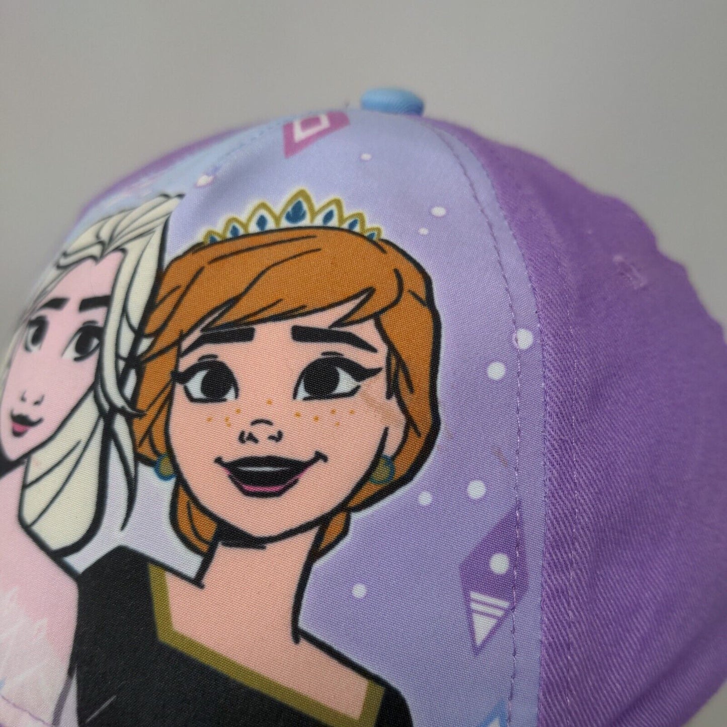 Frozen II Snapback Hat Multicolor OSFM Adjustable Vented Holes 5 Panel Disney