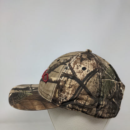 HEYBO Strapback Hat Camouflage One Size Adjustable Embroidered 6 Panel Cotton