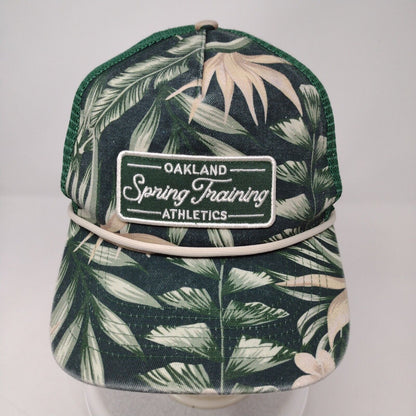 Oakland Spring Training Athletics Rope Trucker Hat Multi OSFA Mesh Back '47