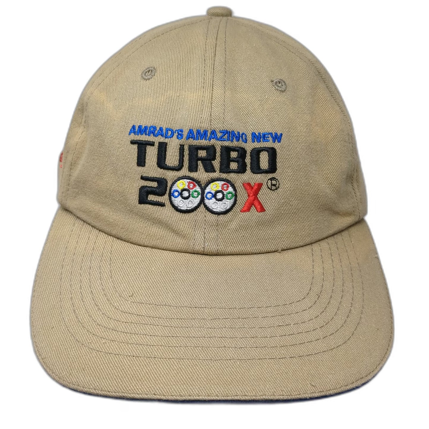 Amrad Turbo 200X Global Tech Support Hat Brown Baseball Cap One Size Strapback