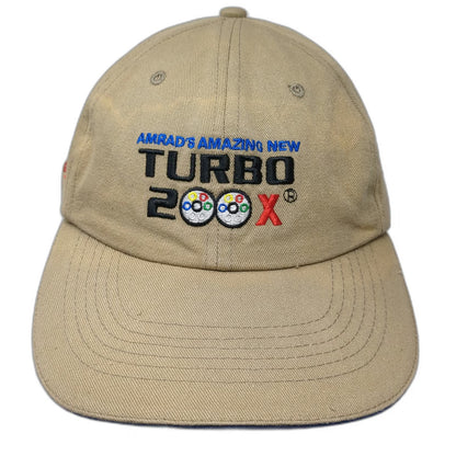 Amrad Turbo 200X Global Tech Support Hat Brown Baseball Cap One Size Strapback