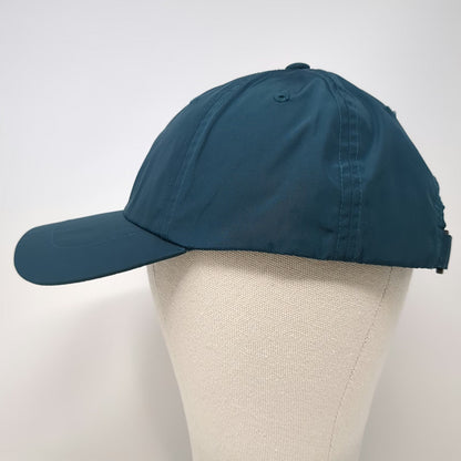Adidas Baseball Cap Blue One Size Adjustable Rubberized Logo Performance Hat