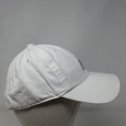 Adidas Aeroready Slideback Hat White One Size Embroidered 3 Stripes