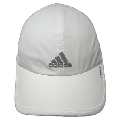 Adidas Baseball Cap White OSFM AeroReady Perforated Performance Strapback Hat