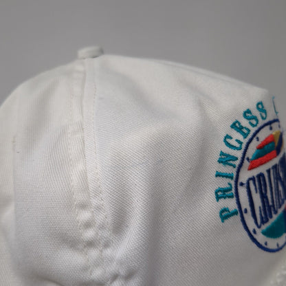 Princess Cruisers Cruising Baseball Cap White OS Adjustable Embroidered W/Tags