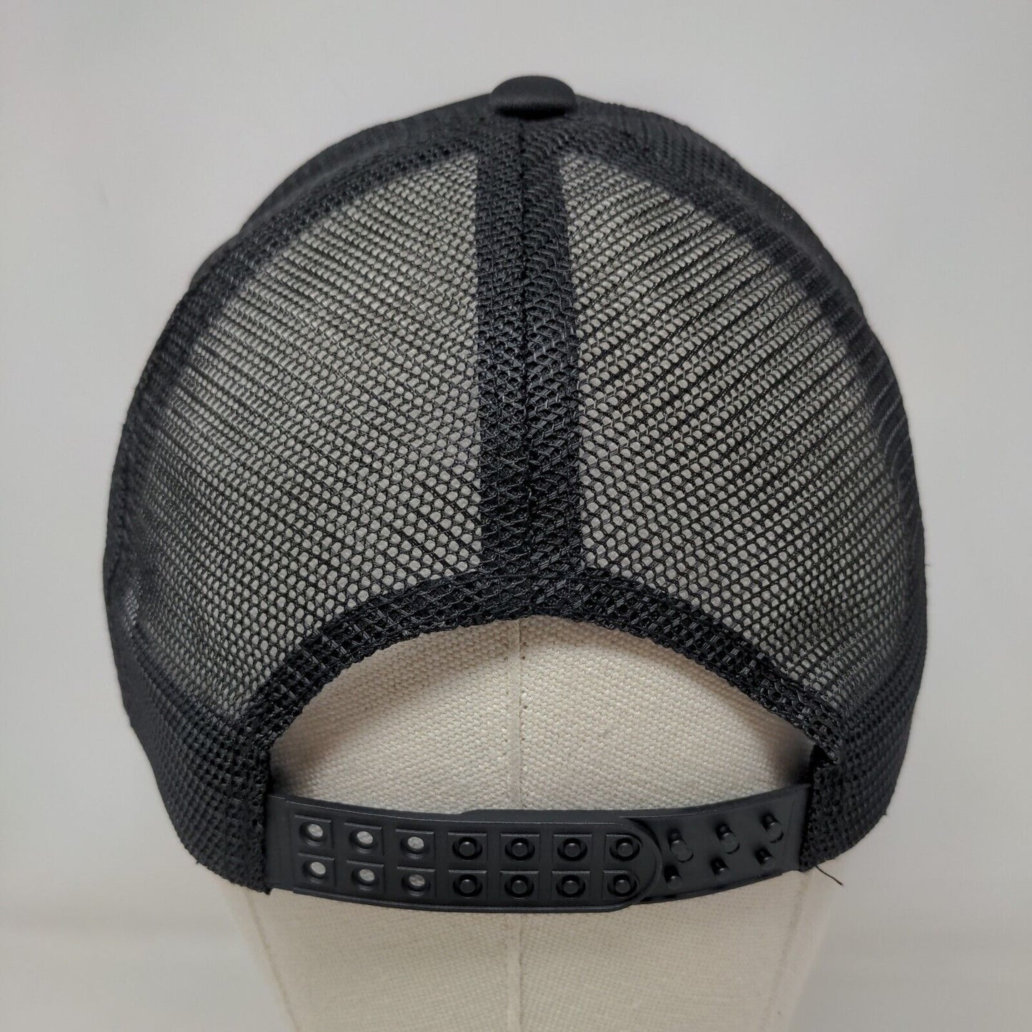 Big Boi Men's Snapback Mesh Back Trucker Hat Black Graphic Logo 100% Polyester