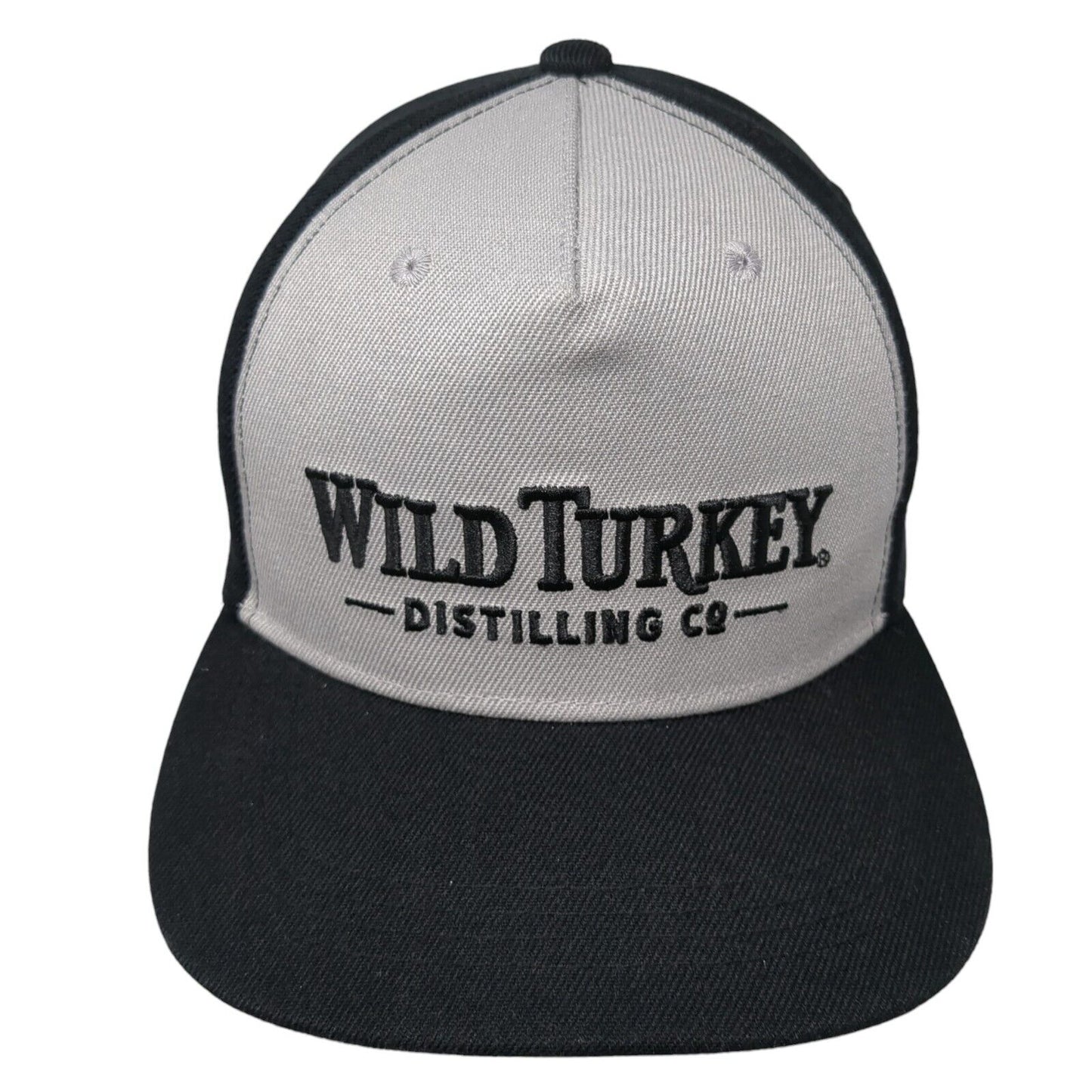 Wild Turkey Distilling Co Snapback Hat Black One Size Adjustable