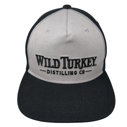 Wild Turkey Distilling Co Snapback Hat Black One Size Adjustable