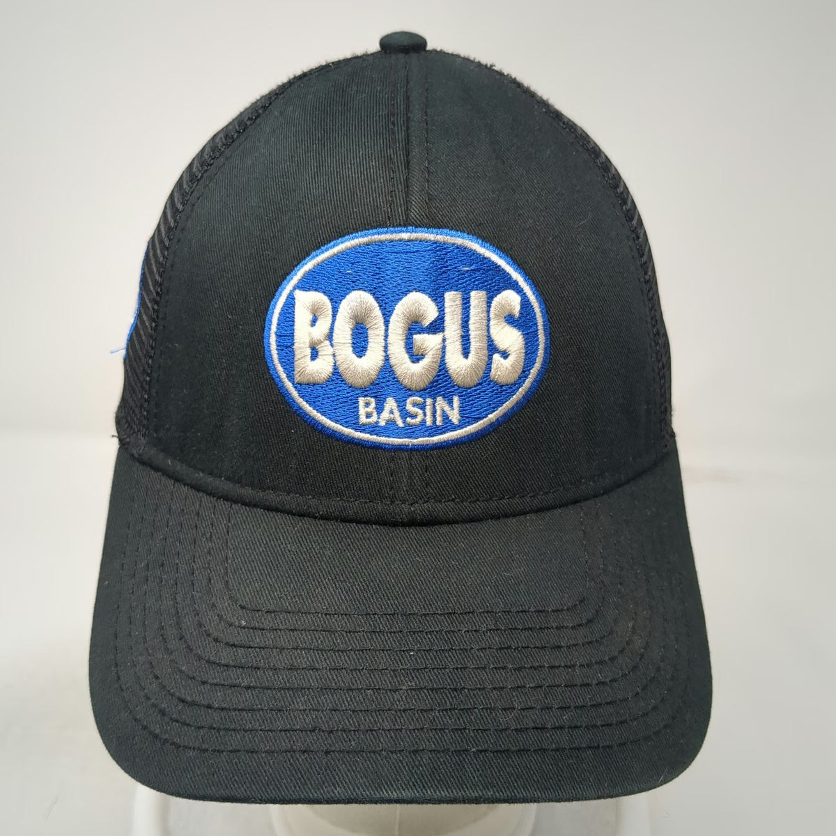 Fahrenheit Baseball Cap Black One Size Bogus Basin 75 Years Anniversary Mesh Hat