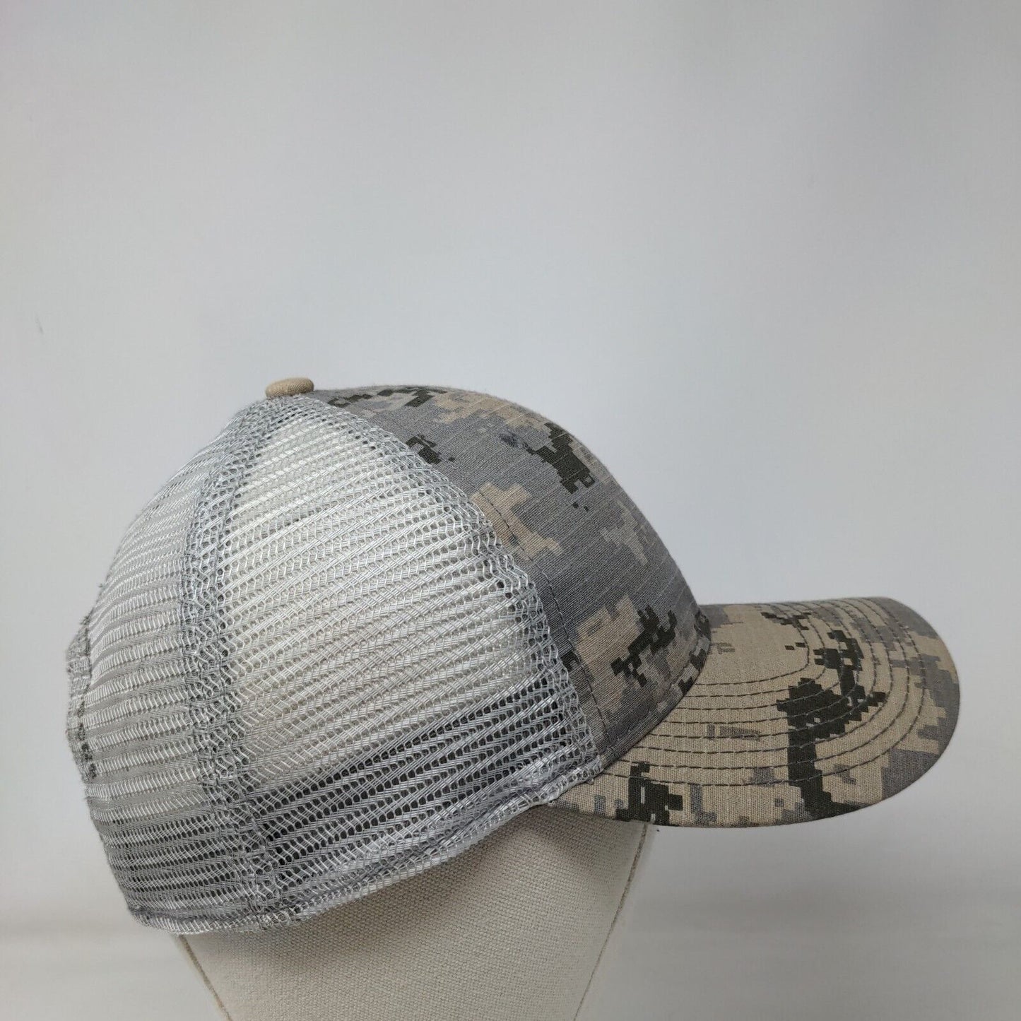 USA Flag Snapback Trucker Hat Camouflage OS Patriotic Academy Sports Outdoor