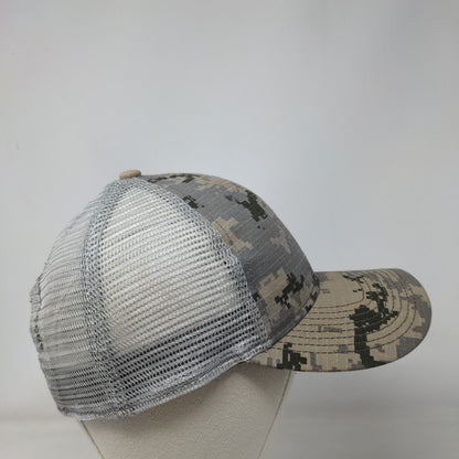 USA Flag Snapback Trucker Hat Camouflage OS Patriotic Academy Sports Outdoor
