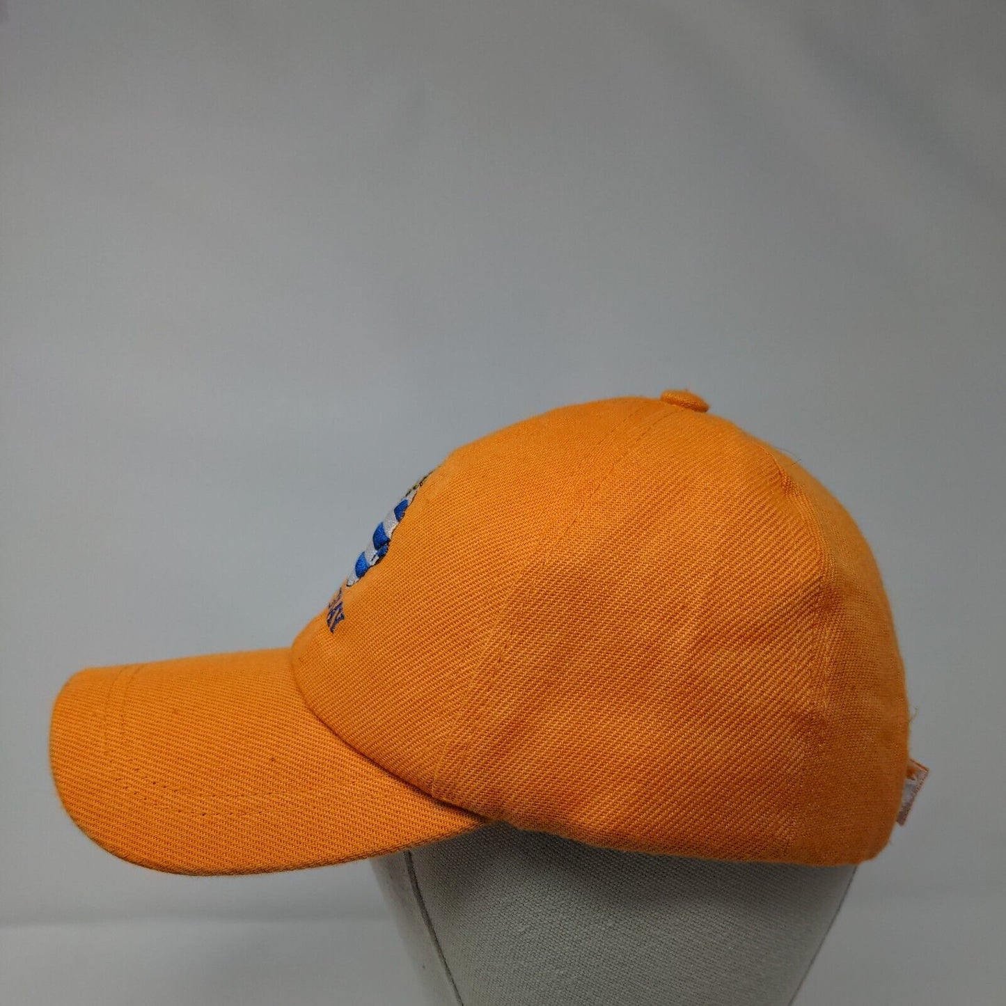 Flag of Uruguay Strapback Hat Orange OSFA Adjustable Embroidered