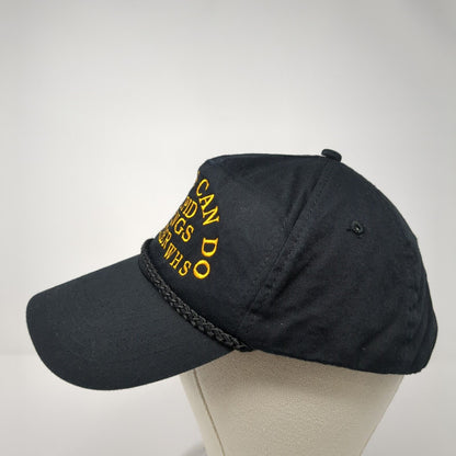 Friends Can Do Stupid Things Together Snapback Rope Hat Black One Size