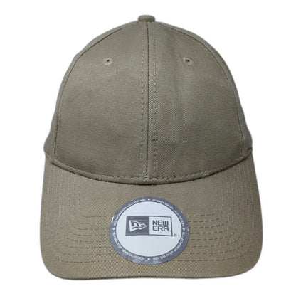 New Era Baseball Cap Beige One Size Adjustable Strapback Blank Plain Hat