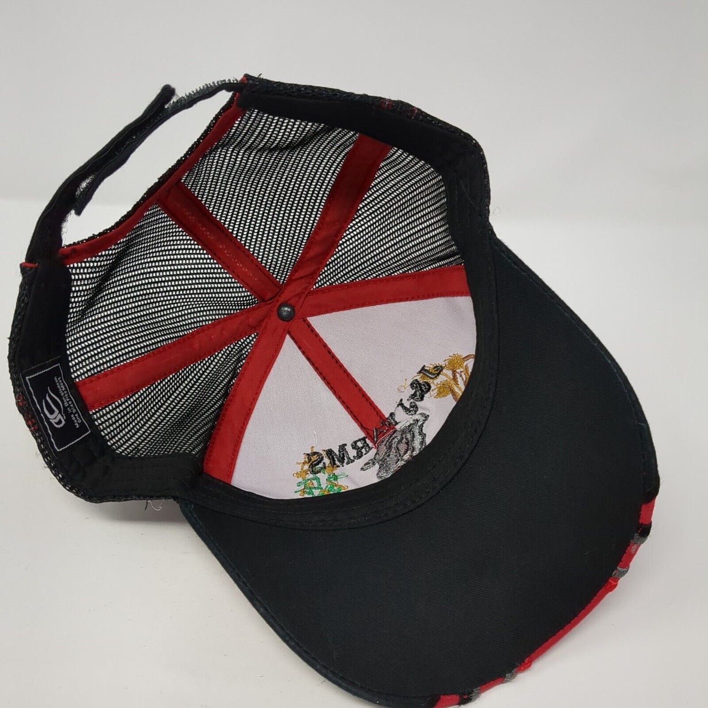 J&J Farms Estelline, SD Strapback Trucker Hat Red One Size Mesh Back