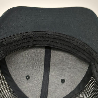 Columbia Baseball Cap Black XL Tree Flag Patch Mesh Back Flexfit Outdoor Hat