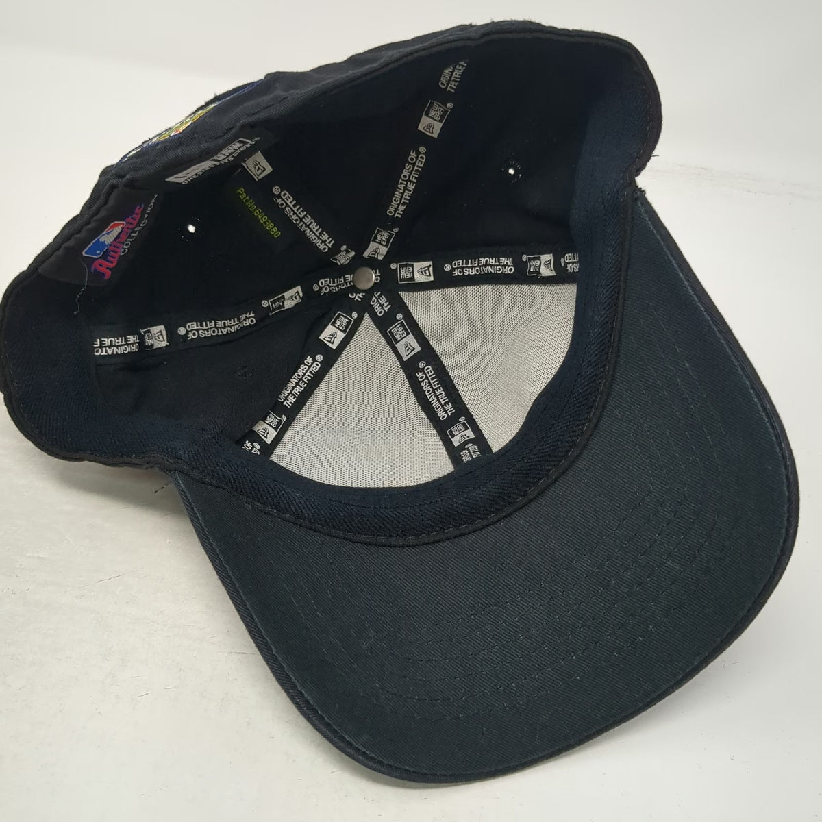 Phillies MLB New Era 2008 World Series Champions Black Baseball Cap Hat One Size