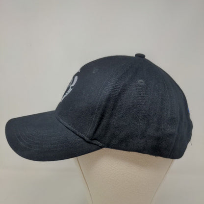 Port & Company Men's Slideback Hat Black Embroidered Kymera Lion Logo