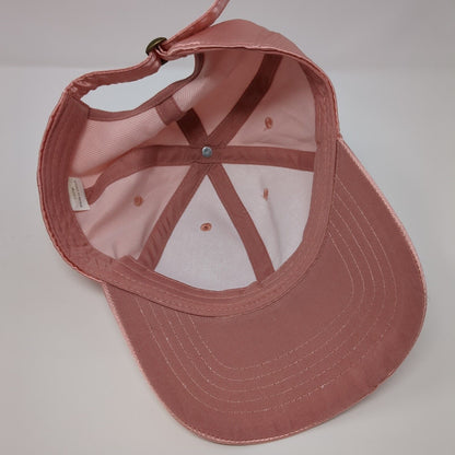 Unbranded Slideback Hat Pink OSFM Solid Adjustable Blank 6 Panel