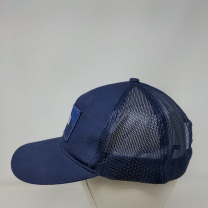 Heroes & Headliners Snapback Trucker Hat Blue One Size Mesh Back Port Authority
