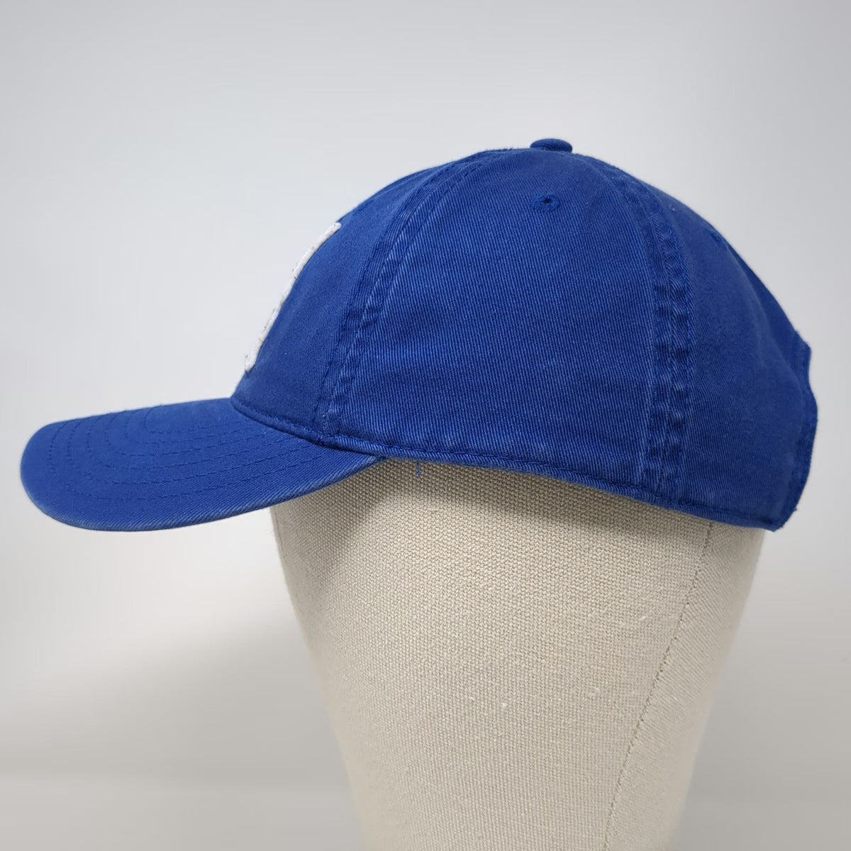 Mad Engine LA Logo Embroidered Blue Baseball Cap One Size Slideback Cotton Hat