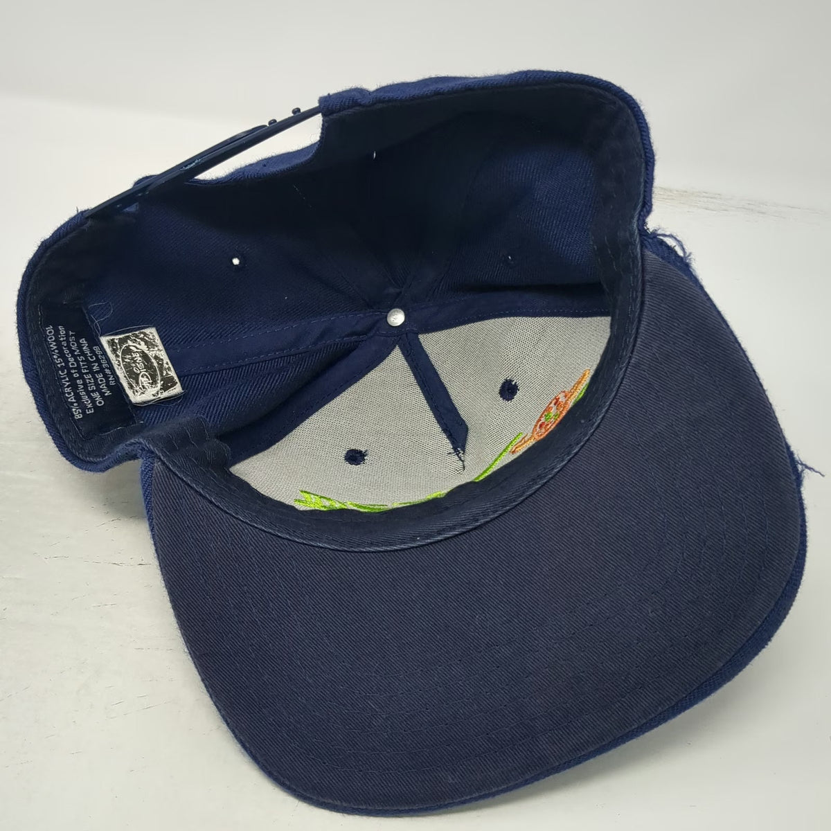 Disney 5 Panel Blue Hat One Size Pizza Planet Toy Story Graphic Snapback