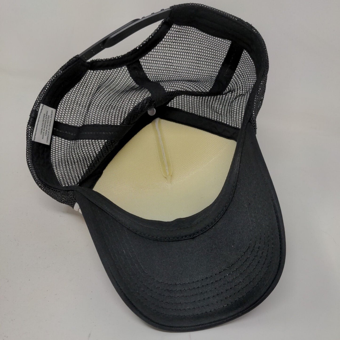 Unbranded Men's Snapback Mesh Back Hat Black White Spitters Are Quitters Logo