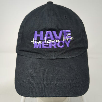 Adams Essentials Baseball Cap Black One Size Have Mercy The Love Life Cotton Hat