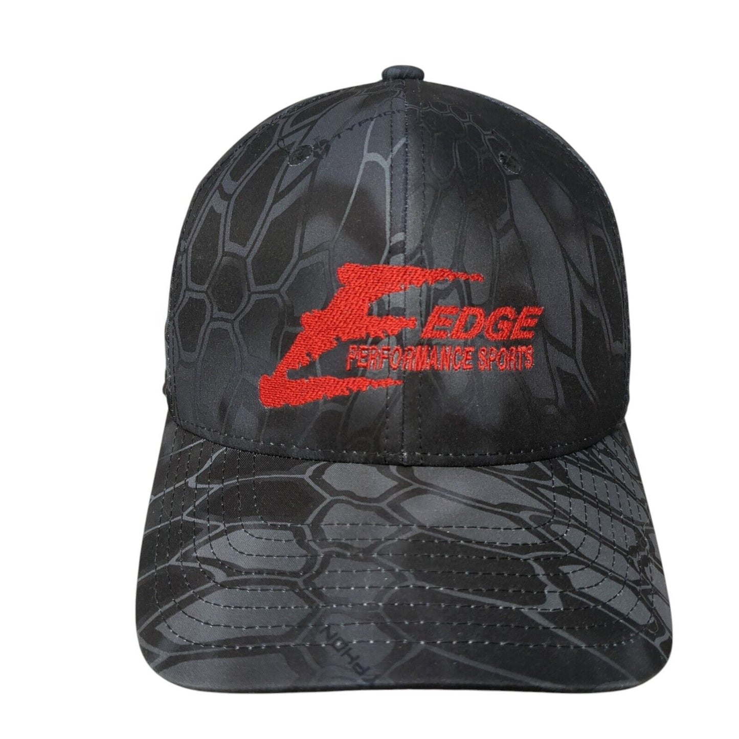Edge Performance Sports Fitted Hat Camo S-M Embroidered Flexfit Yupoong