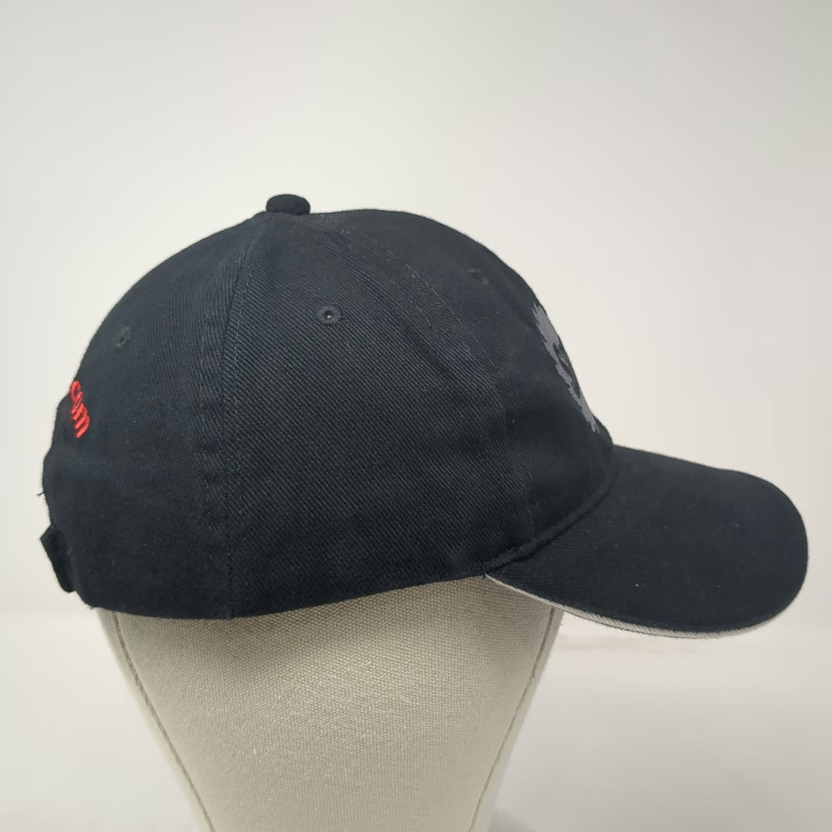 SawStop Baseball Cap Black One Size Strapback Embroidered Sandwich Bill Tool Hat