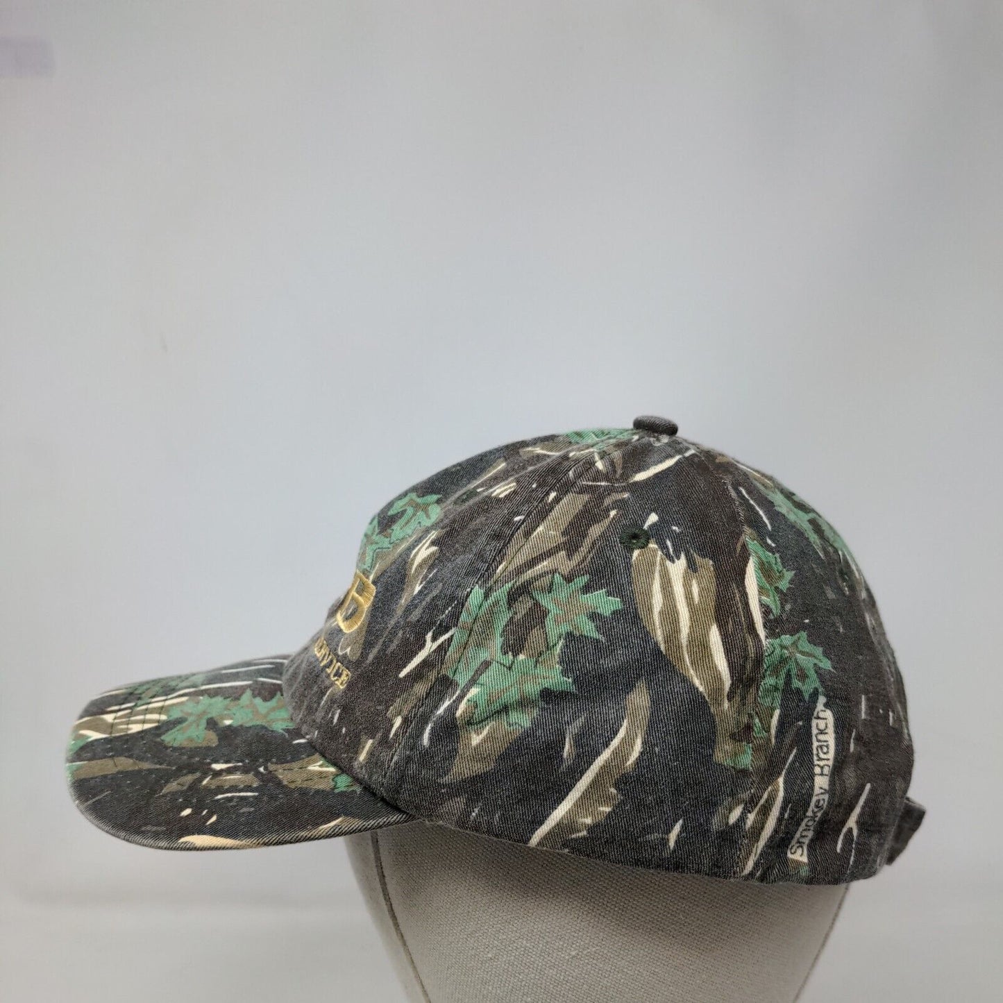 B&B Pump Sales & Service Strapback Hat Camo OSFA Smokey Branch Hit Wear