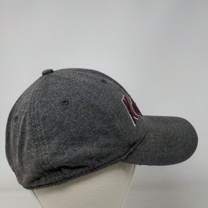 Key West Fitted Hat Gray One Size Adjustable Embroidered 6 Panel Essential Caps