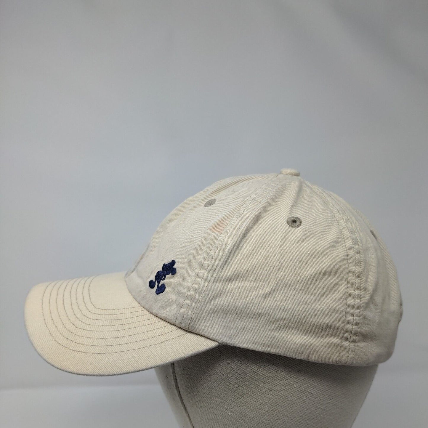 Mickey Mouse Disneyland Slideback Hat Tan Adult Adjustable Embroidered