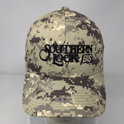 Southern Lock EAS Strapback Hat Camo One Size Embroidered Outdoor Cap