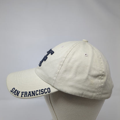 SF San Francisco Slideback Hat Tan OSFA Adjustable Embroidered 6 Panel