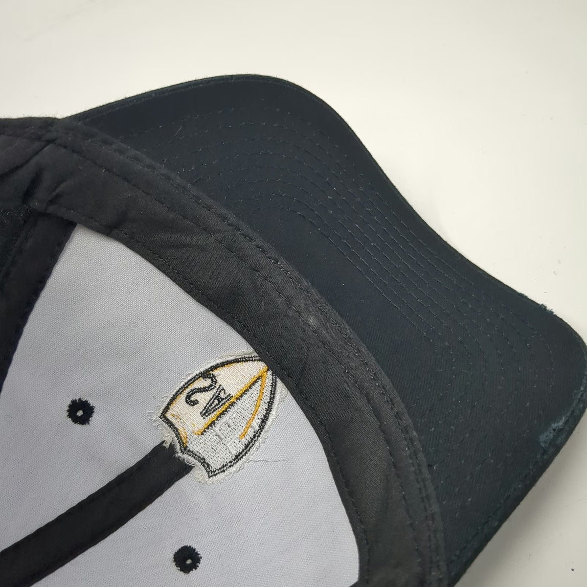 Macco Baseball Cap Black One Size Melton Truck Lines Safe Shield Drivers Hat