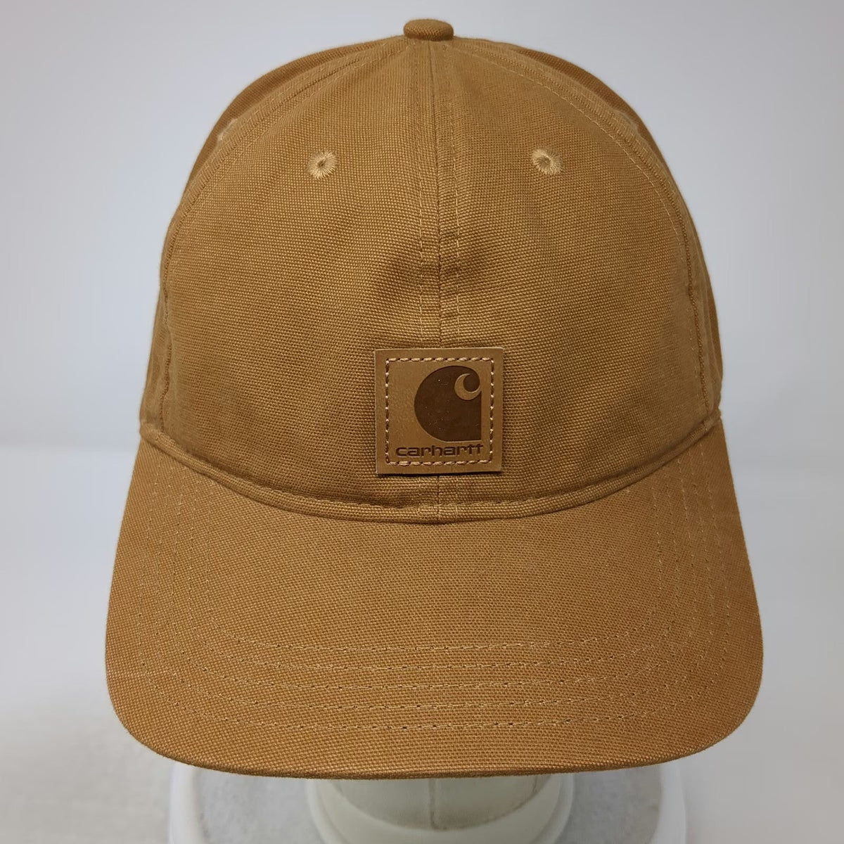 Carhartt Baseball Cap Brown One Size Strapback Canvas Adjustable Workwear Hat