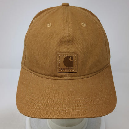 Carhartt Baseball Cap Brown One Size Strapback Canvas Adjustable Workwear Hat