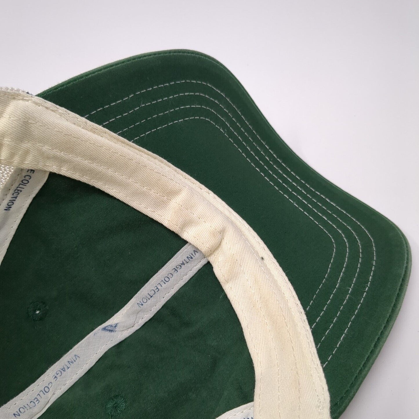 Coeur d'Alene Snapback Trucker Hat Green One Size Mesh Back Adjustable