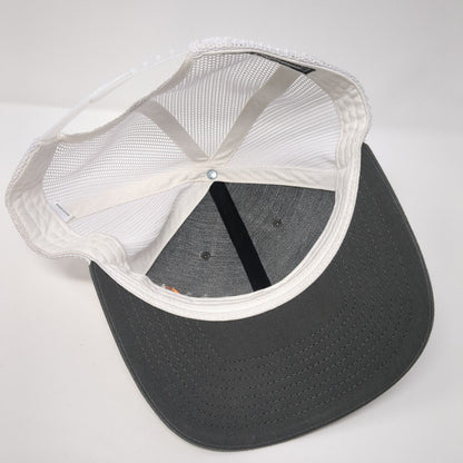 Axis Snapback Trucker Hat Gray OS Adjustable Embroidered Mesh Back Richardson