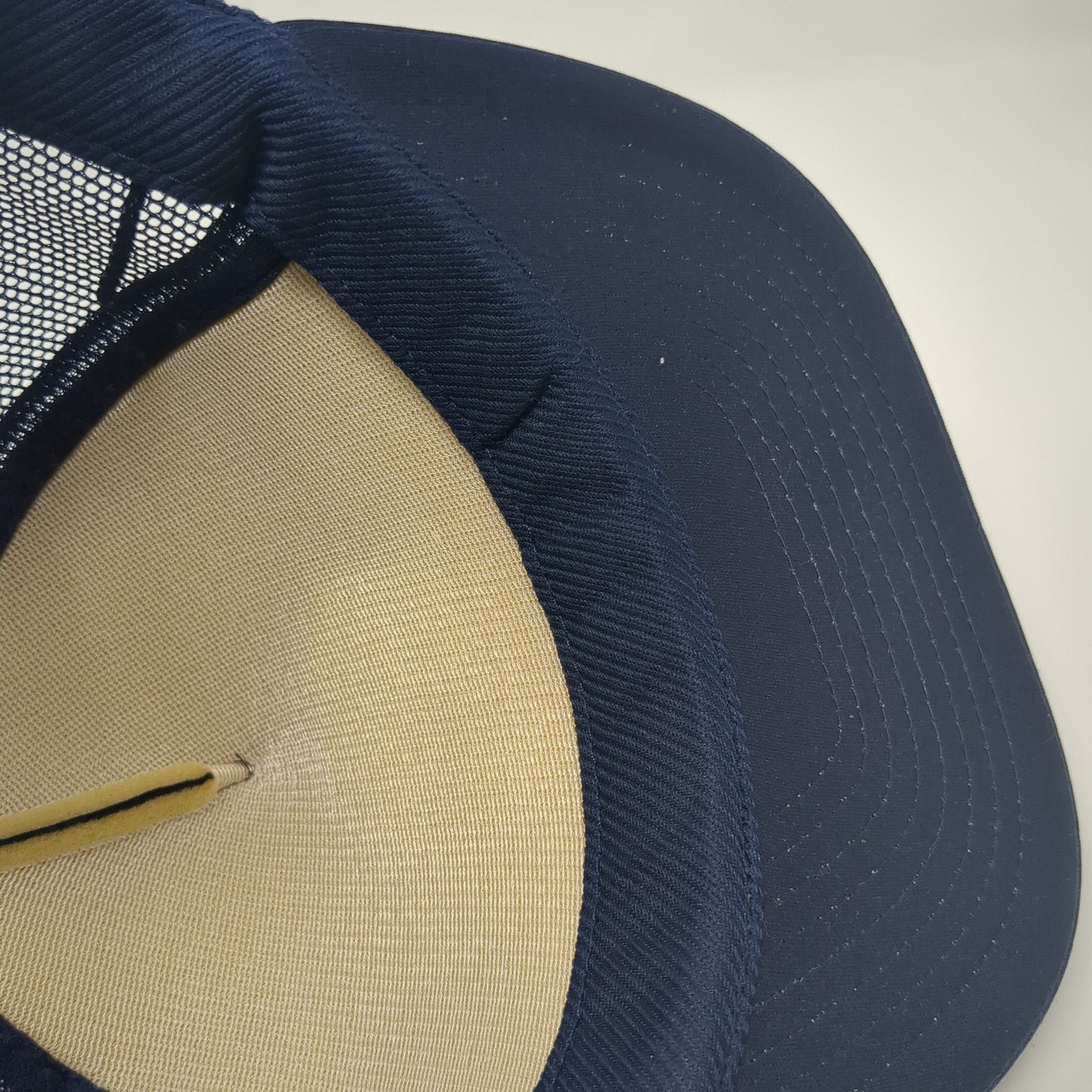 Police Training Institute Snapback Rope Trucker Hat Blue One Size Mesh Back