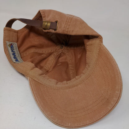 Nice To Meat You Slideback Hat Brownish-Orange One Size Leather Strap
