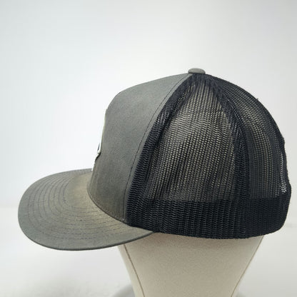 Salty Crew Trucker Hat Gray One Size Mesh Back Snapback Sink Swim Hook Logo
