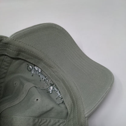 Spyglass Gardens Slideback Hat Tanish Green OSFM Embroidered 6 Panel