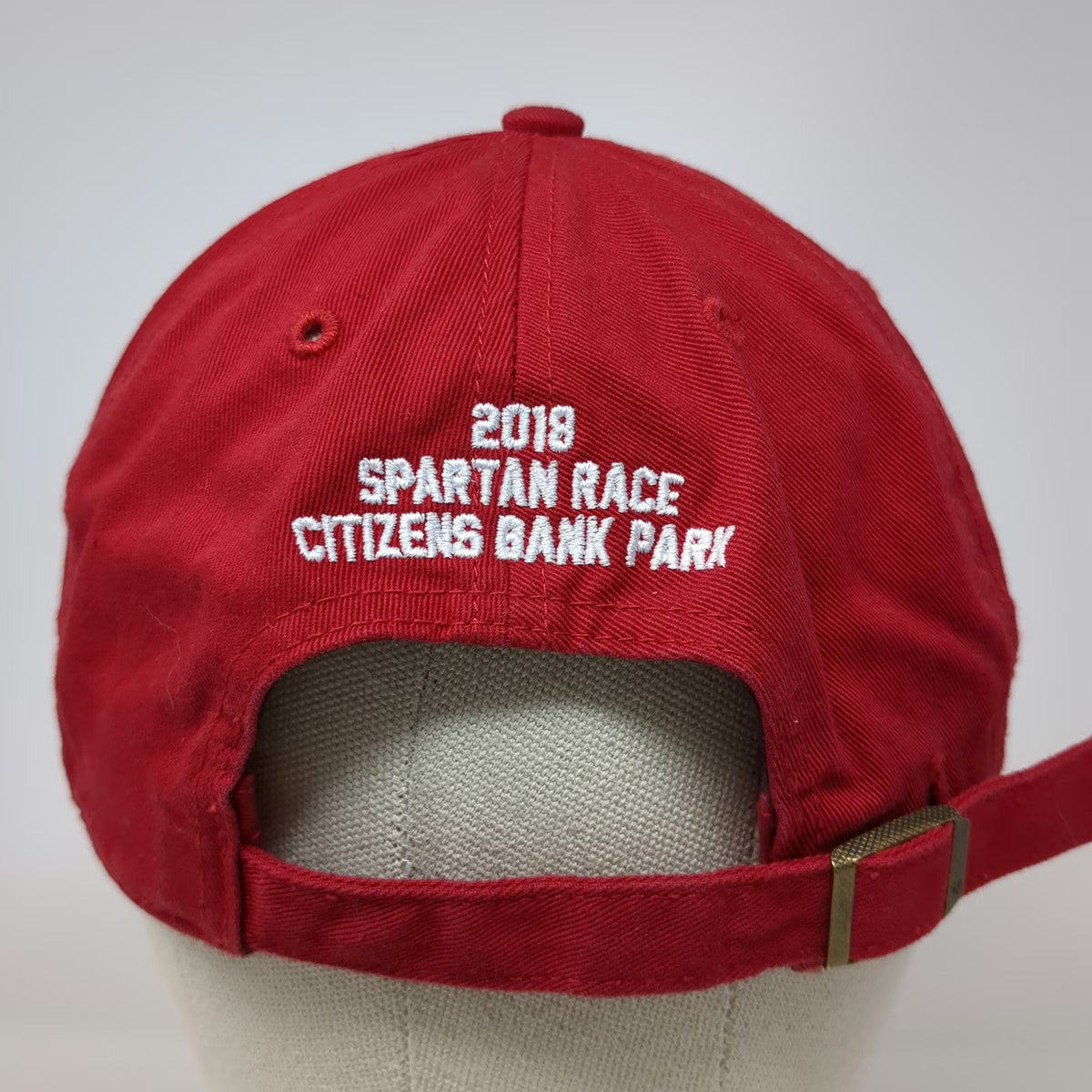 '47 Baseball Cap Red One Size 2018 Spartan Race Citizens Bank Park Slideback Hat