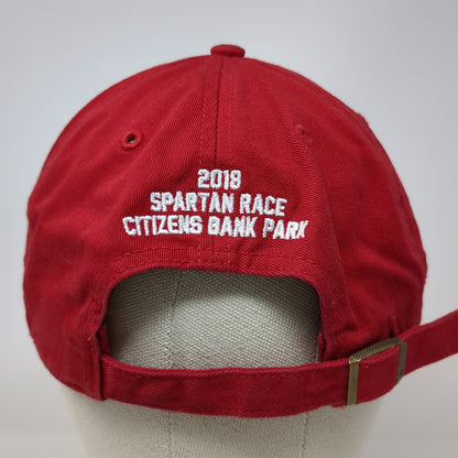 '47 Baseball Cap Red One Size 2018 Spartan Race Citizens Bank Park Slideback Hat
