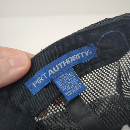 Carmel Aviation Trucker Hat Gray One Size Adjustable Mesh Back Port Authority