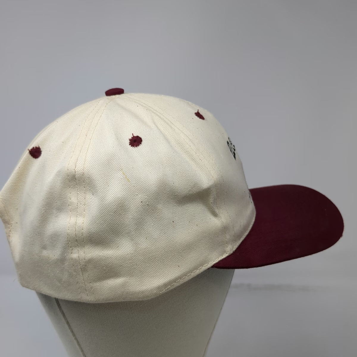 SB CAP Snapback Hat White Red One Size Idaho Milk Transport Inc Green Underbrim