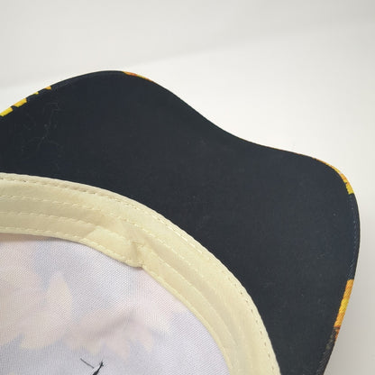 Sunflower Ponytail Trucker Hat Multicolor One Size Adjustable Mesh Back Floral