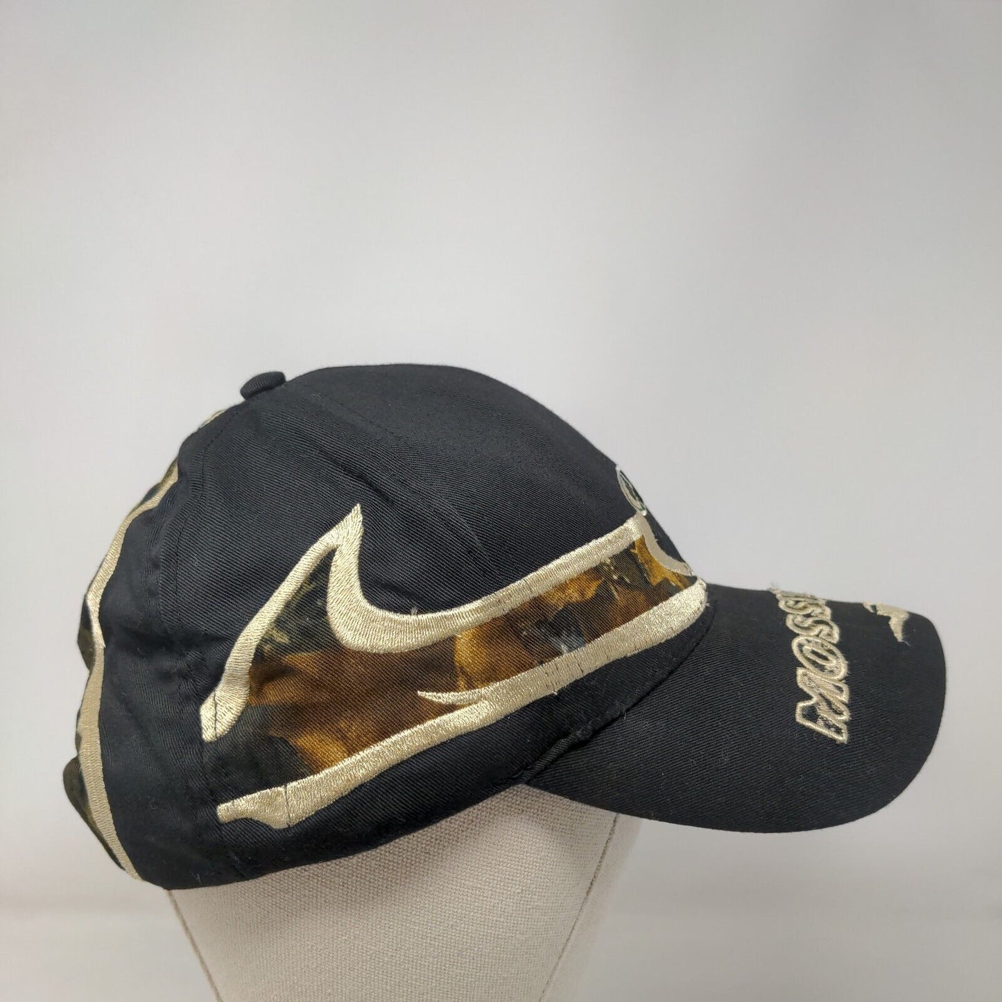 Mossy Oak Strapback Hat Multicolor One Size Embroidered Camouflage 6 Panel